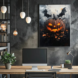Spooky Jack-O-Lantern Poster