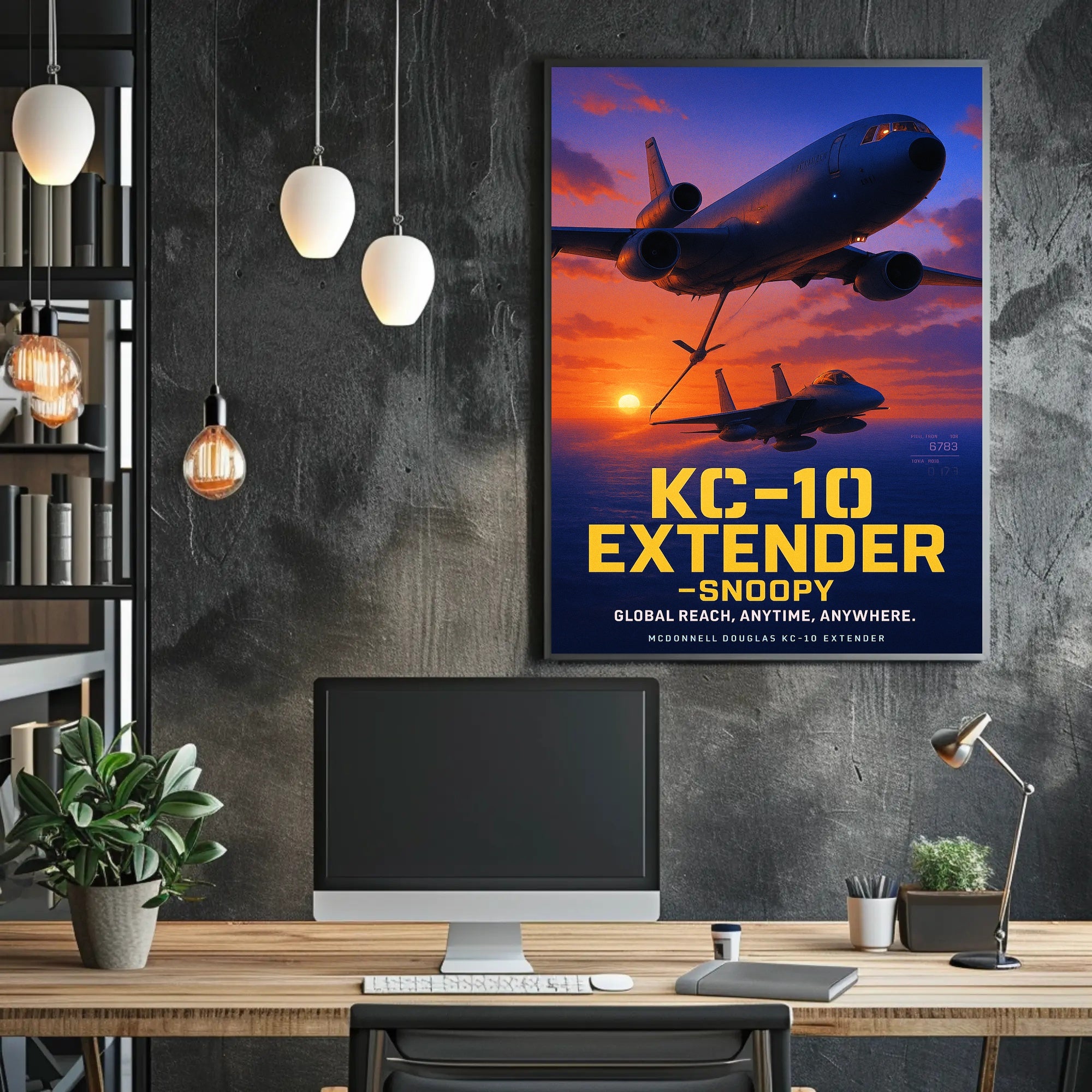 KC-10 Extender Snoopy Poster PosterGoat