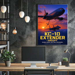KC-10 Extender Snoopy Poster PosterGoat