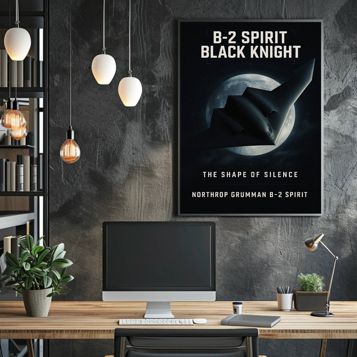 B-2 Spirit Black Knight Poster