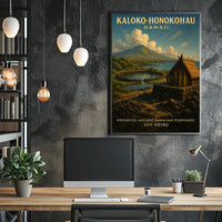 Kaloko-Honokohau Hawaiian Heritage Poster