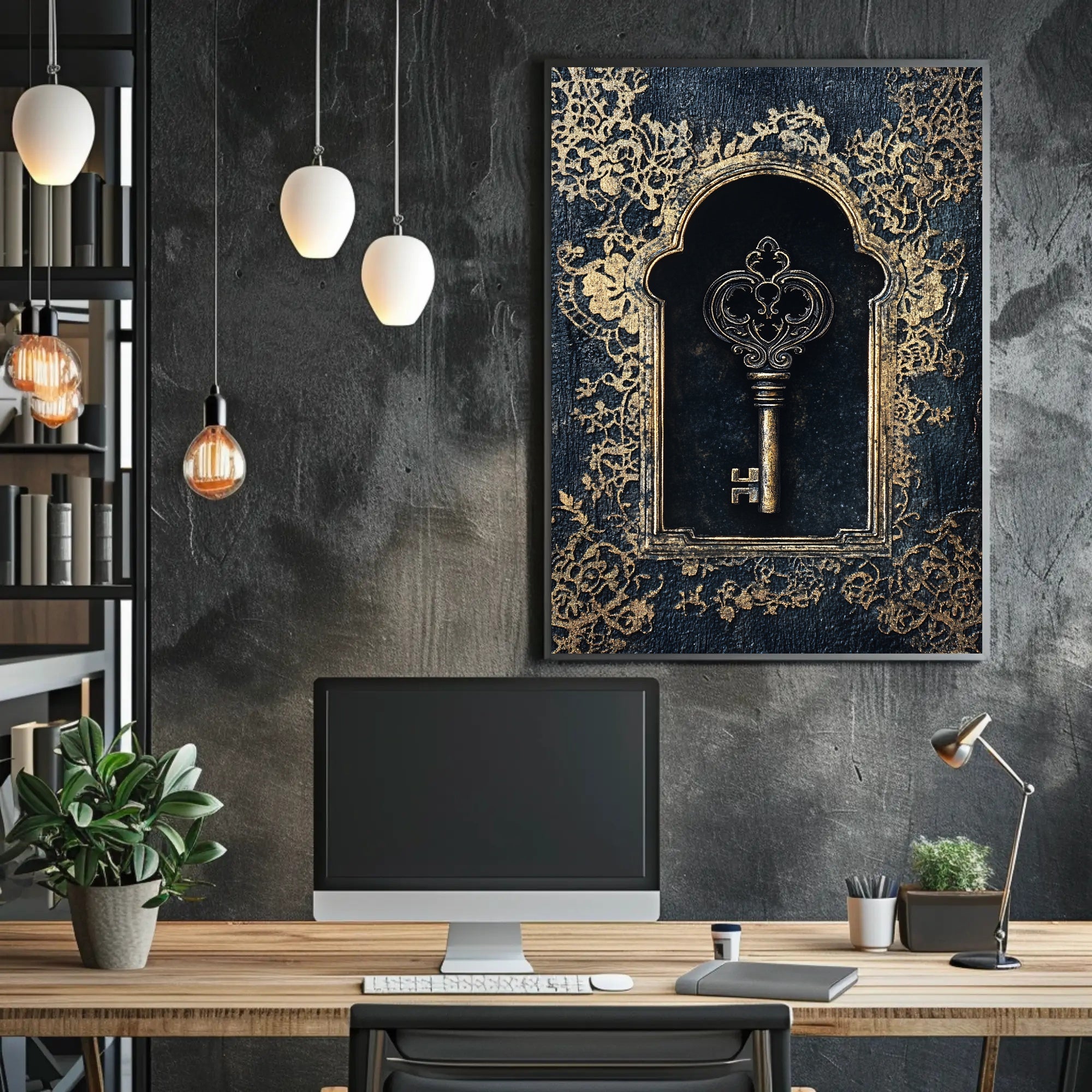 The Ornate Key Poster