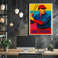 Jim Thorpe Legendary Athlete Poster