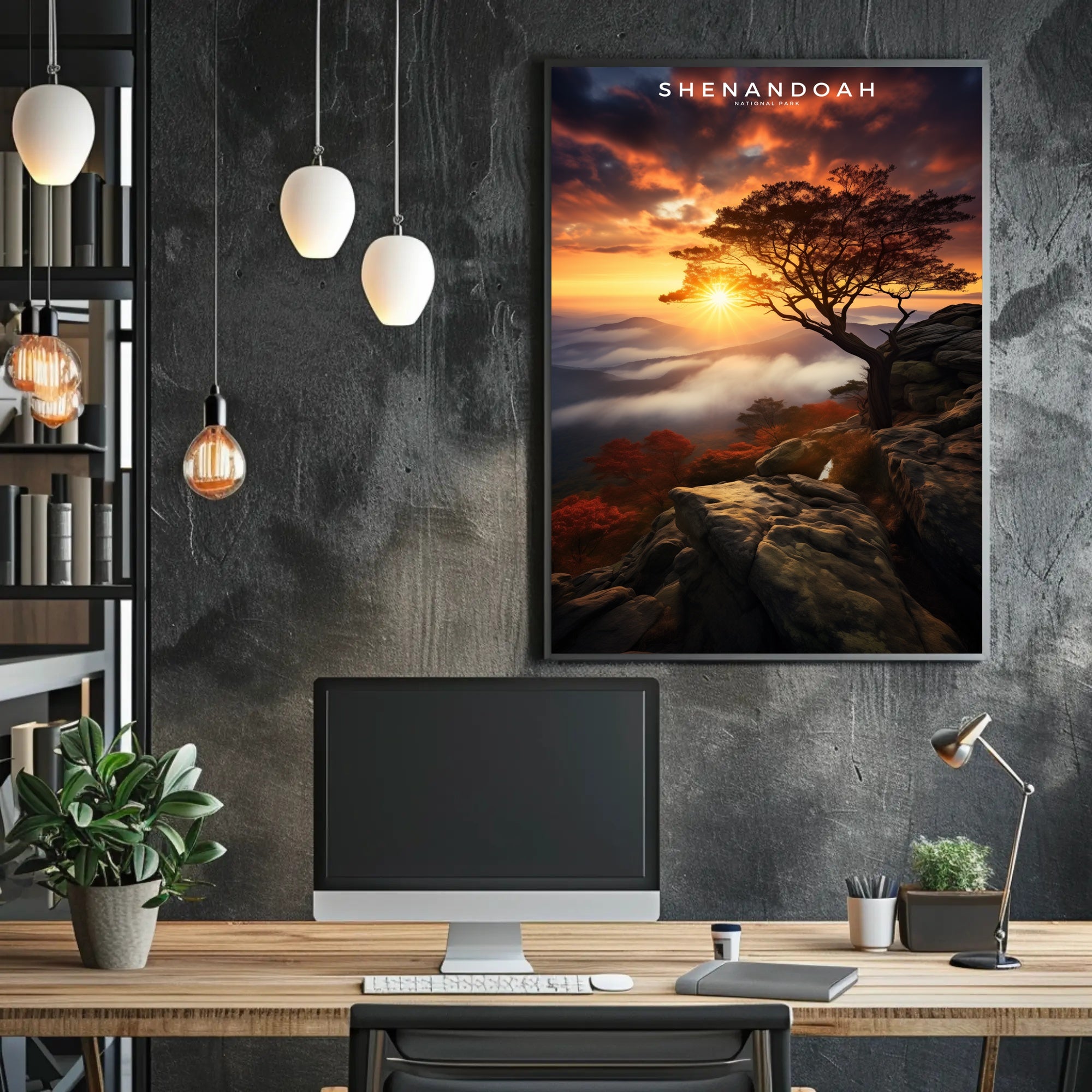 Shenandoah National Park Sunset Poster Print