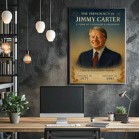 Jimmy Carter Presidential Tribute Photo Tribute Poster PosterGoat