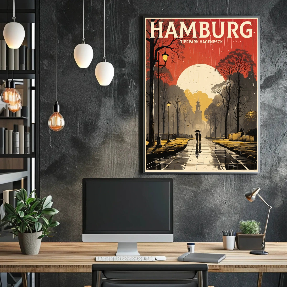 Hamburg Tierpark Hagenbeck Poster