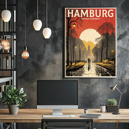 Hamburg Tierpark Hagenbeck Poster