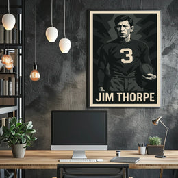 Jim Thorpe Athletic Legend Poster