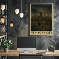 New York City Skyline Poster