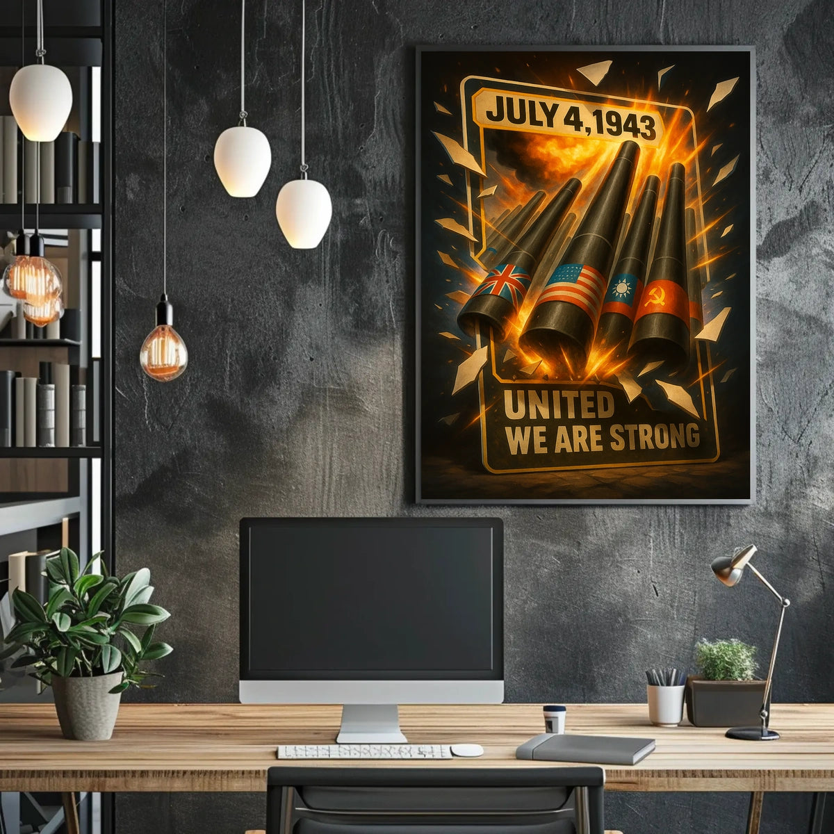 United We Are Strong July 4, 1943 Poster