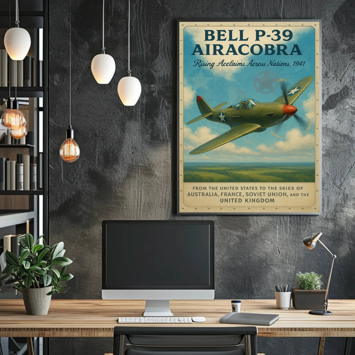 Bell P-39 Airacobra Poster