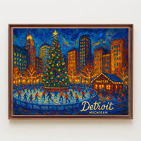 Detroit Winter Wonderland Poster