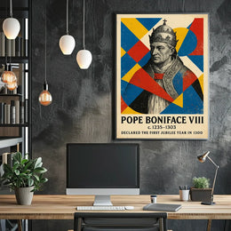 Pope Boniface VIII Historical Religious Art Poster