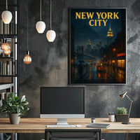 New York City Nights Poster