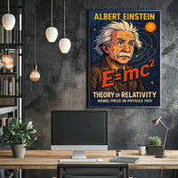 Albert Einstein Theory Of Relativity Poster