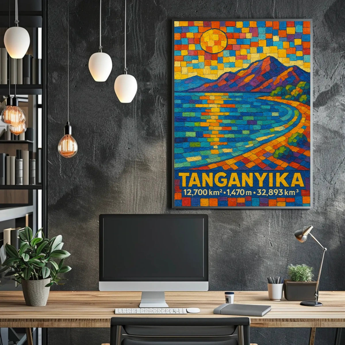 Tanganyika A Vibrant Mosaic Poster
