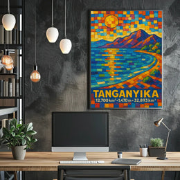Tanganyika A Vibrant Mosaic Poster