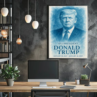 Commanding Presence The Donald Trump Portrait Poster
