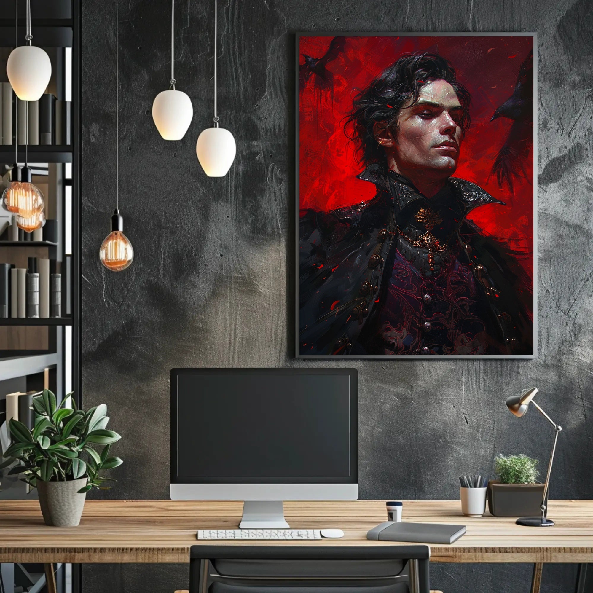 The Dark Aristocrat Art Print Poster for Home Decor PosterGoat
