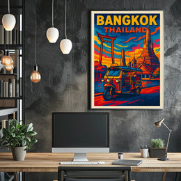 Vibrant Bangkok Poster