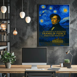 Franklin Pierce 14th President of the United States Presidential Masterpiece Series Poster