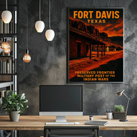 Fort Davis, Texas Preserved Frontier Poster