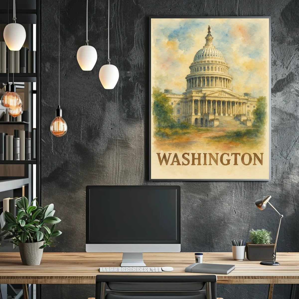 Capitol Building in Washington Poster