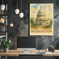 Capitol Building in Washington Poster