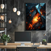 Crystalline Inferno Poster