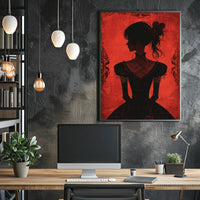 Silhouette Elegance Poster PosterGoat