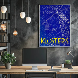 Powder In Klosters Poster