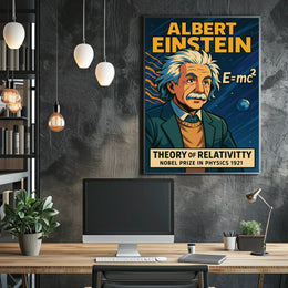 Albert Einstein Theory Of Relativity Poster