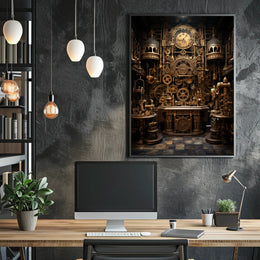Steampunk Clockwork Masterpiece Poster