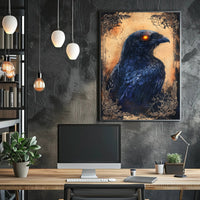 The Enigmatic Raven Poster