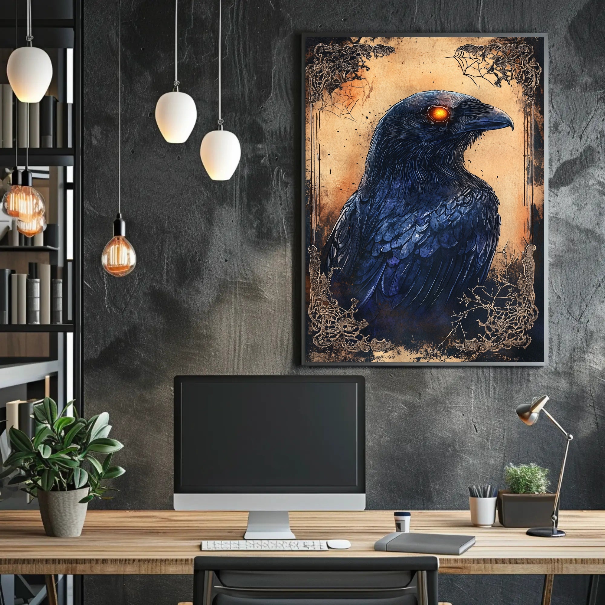 The Enigmatic Raven Poster