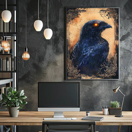 The Enigmatic Raven Poster