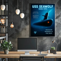 USS Seawolf Nuclear Pioneer Poster PosterGoat