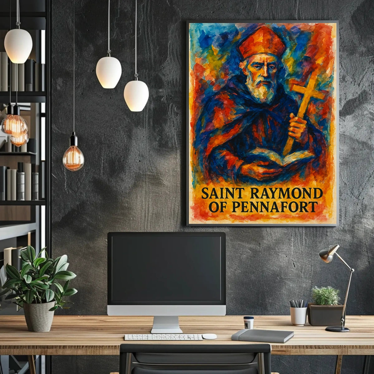 Saint Raymond Of Pennafort Poster