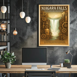 Niagara Falls A Steampunk Adventure Poster PosterGoat