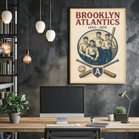 Brooklyn Atlantics Baseball Team Poster PosterGoat