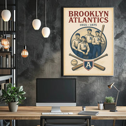 Brooklyn Atlantics Baseball Team Poster PosterGoat
