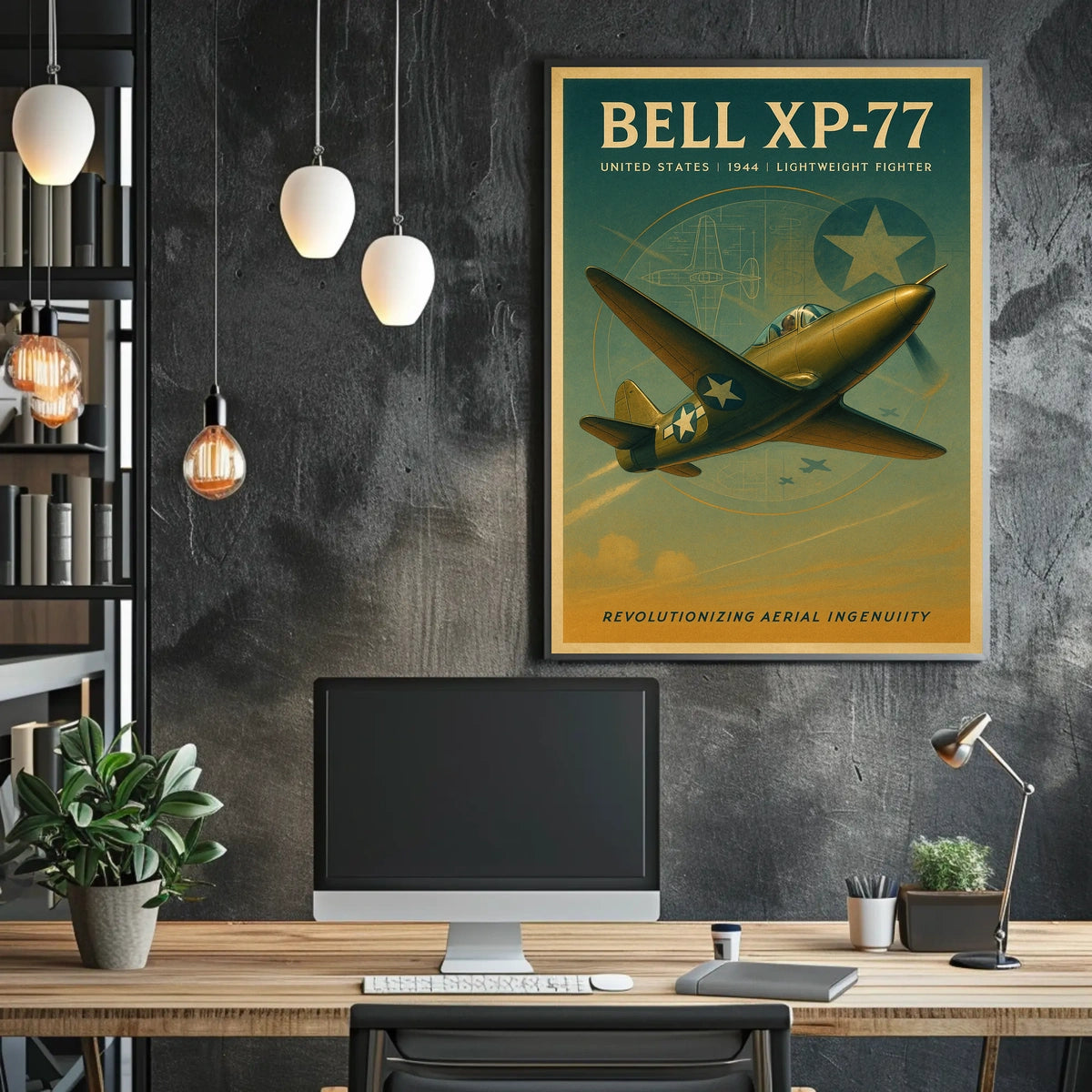 Bell XP-77 Lightweight Fighter Poster