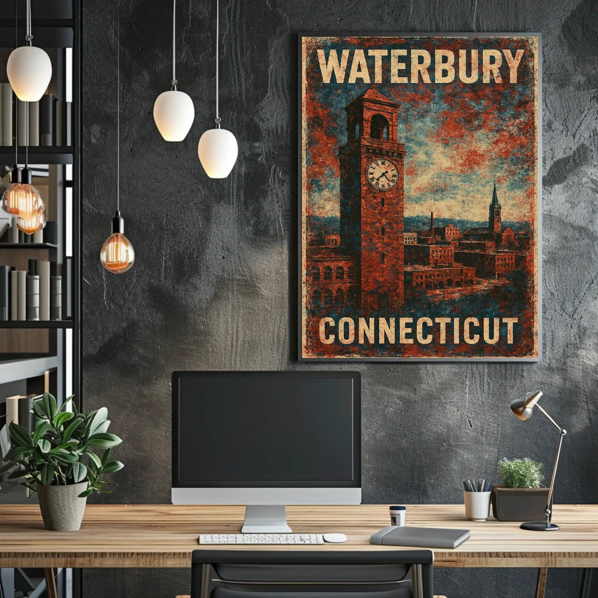 Waterbury, Connecticut Poster