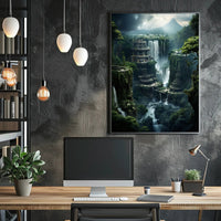 Enchanted Waterfalls Of The Lost City Poster