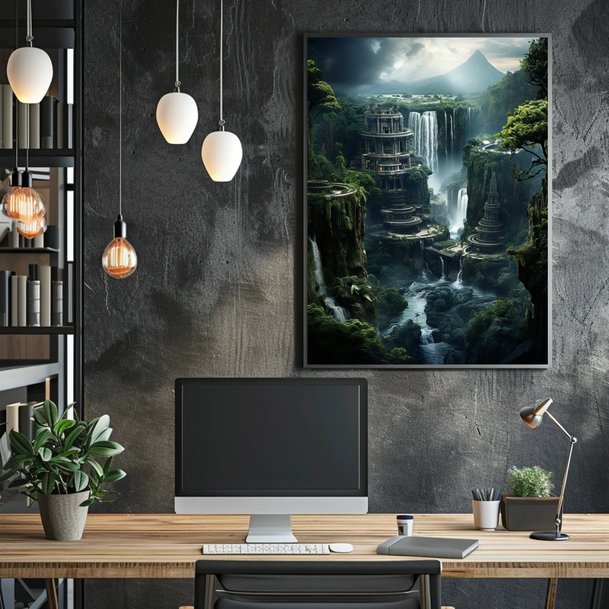 Enchanted Waterfalls Of The Lost City Poster