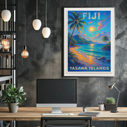Fiji Yasawa Islands Poster