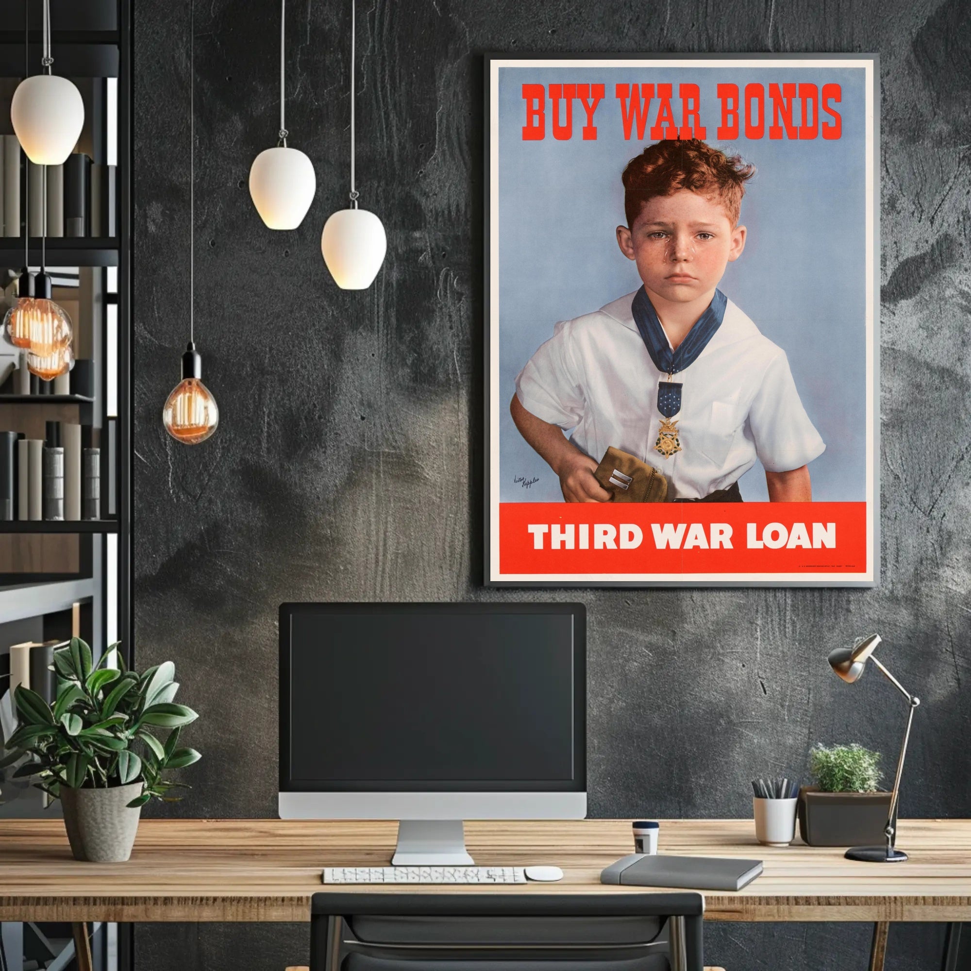 Buy War Bonds Poster PosterGoat