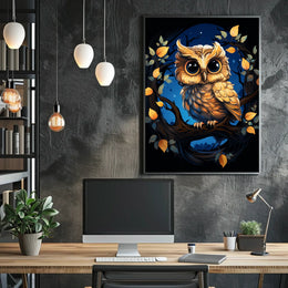 Enchanted Night Owl Art Print