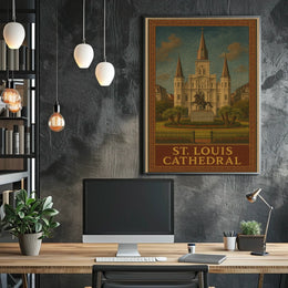 St. Louis Cathedral Poster