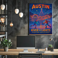 Austin River of Lights Poster